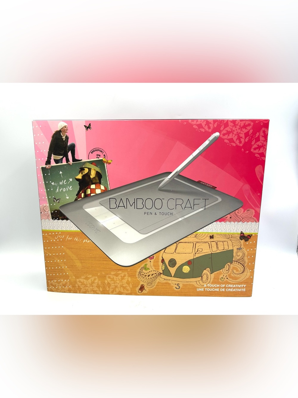 Wacom Bamboo Craft Graphics Tablet CTH461 Pen & Touch